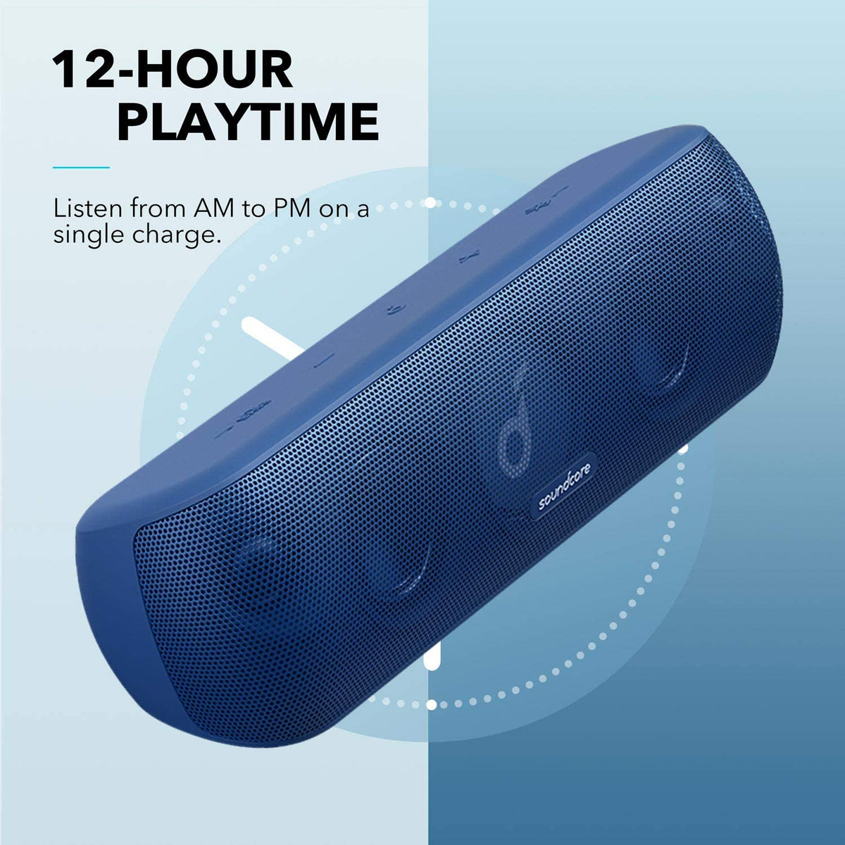 Motion+ | Tragbarer Lautsprecher mit intensivem Bass