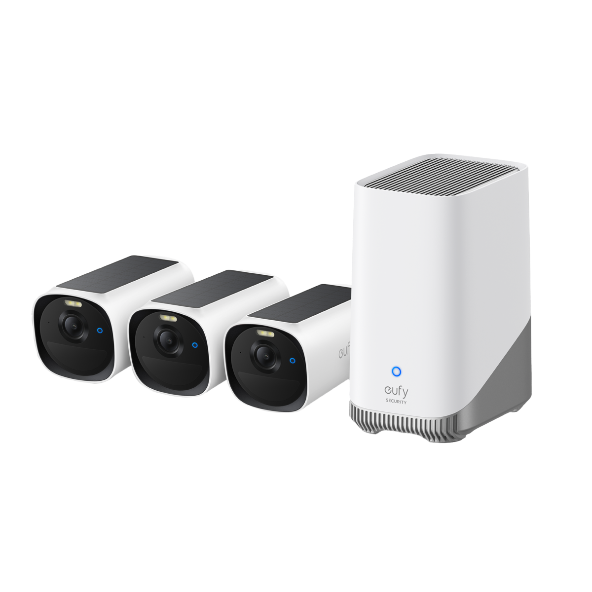 eufyCam E40 3-Kamera-Set und eufy HomeBase™ S380