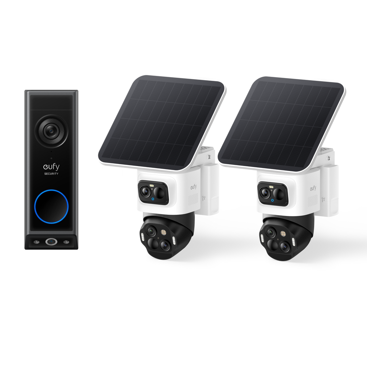 eufyCam S4 (2er-Pack) und Türklingel mit Kamera E340