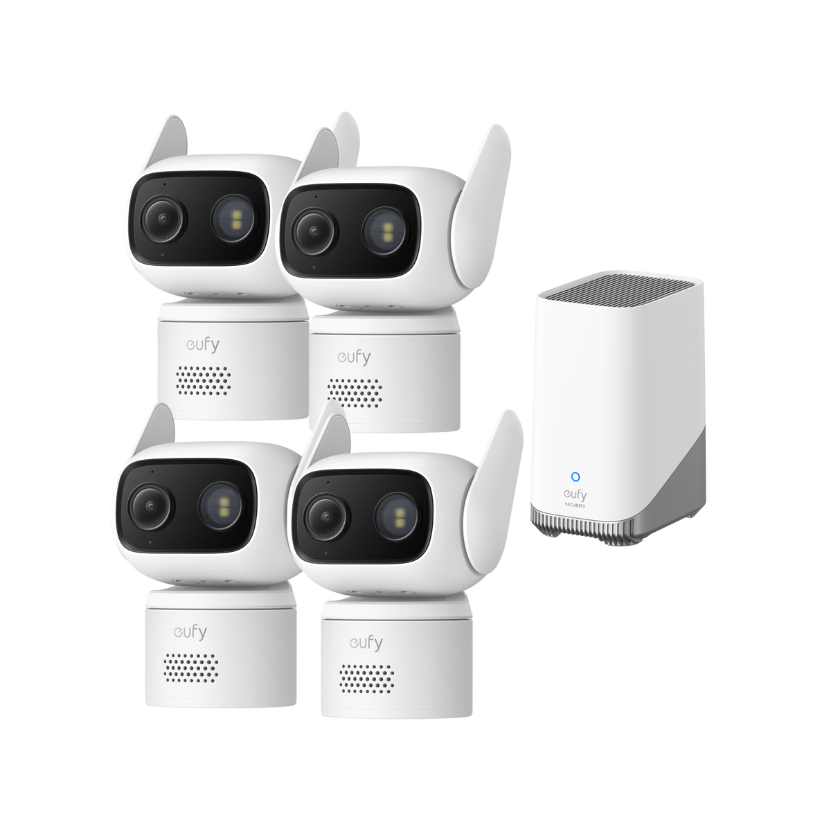 Anker eufy Überwachungskamera C31 (4er-Pack) mit HomeBase™ 3