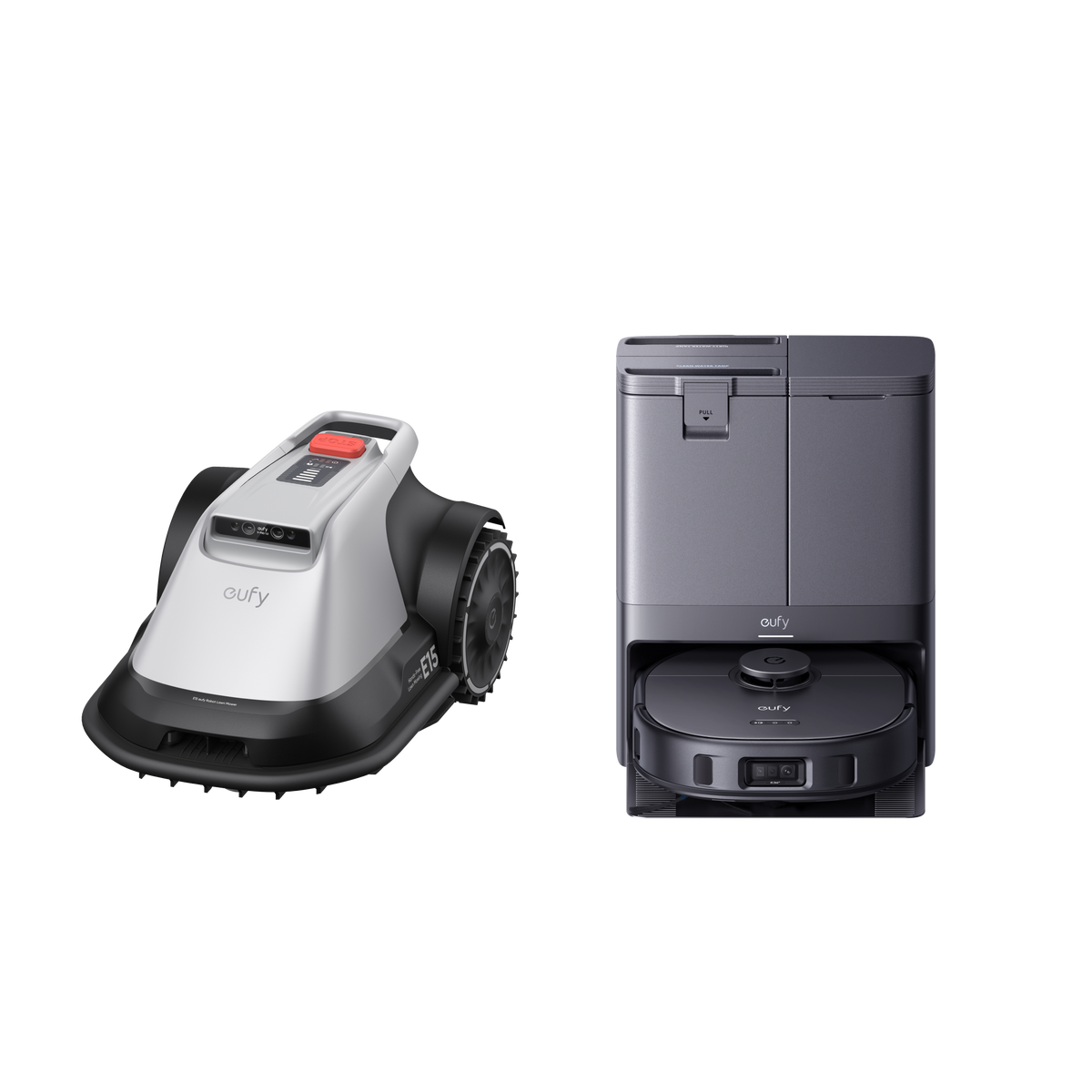 Anker eufy Mähroboter E15 und Anker eufy X10 Pro Omni