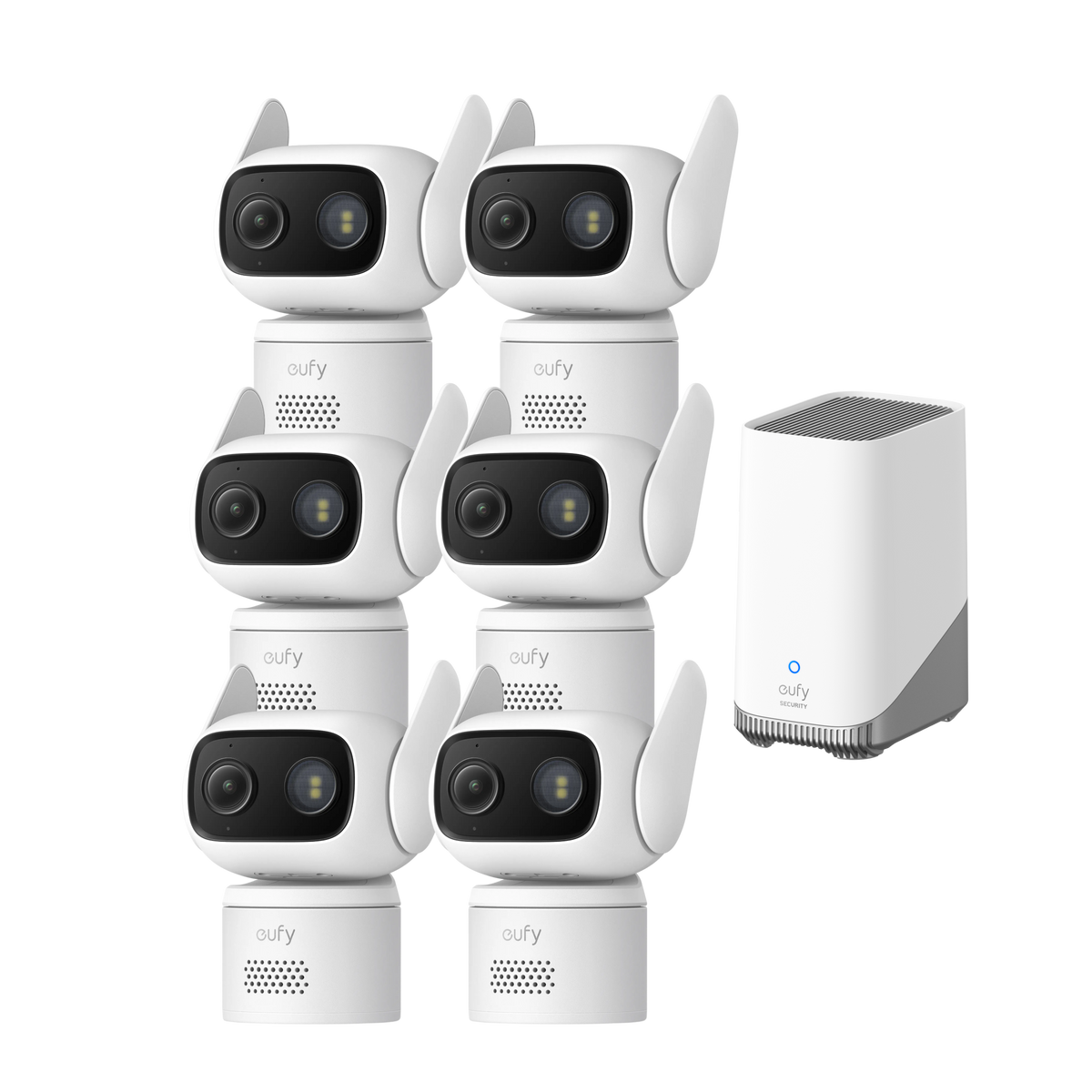 Anker eufy Überwachungskamera C31 (6er-Pack) mit HomeBase™ 3