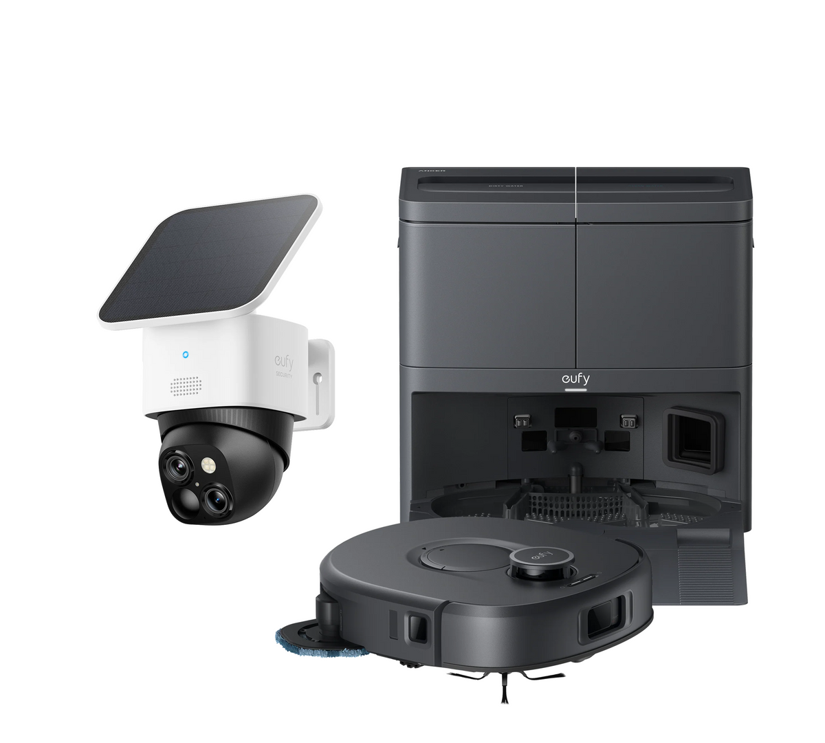 ANKER eufy Saug- und Wischroboter C30 Edge und eufyCam Solo S340
