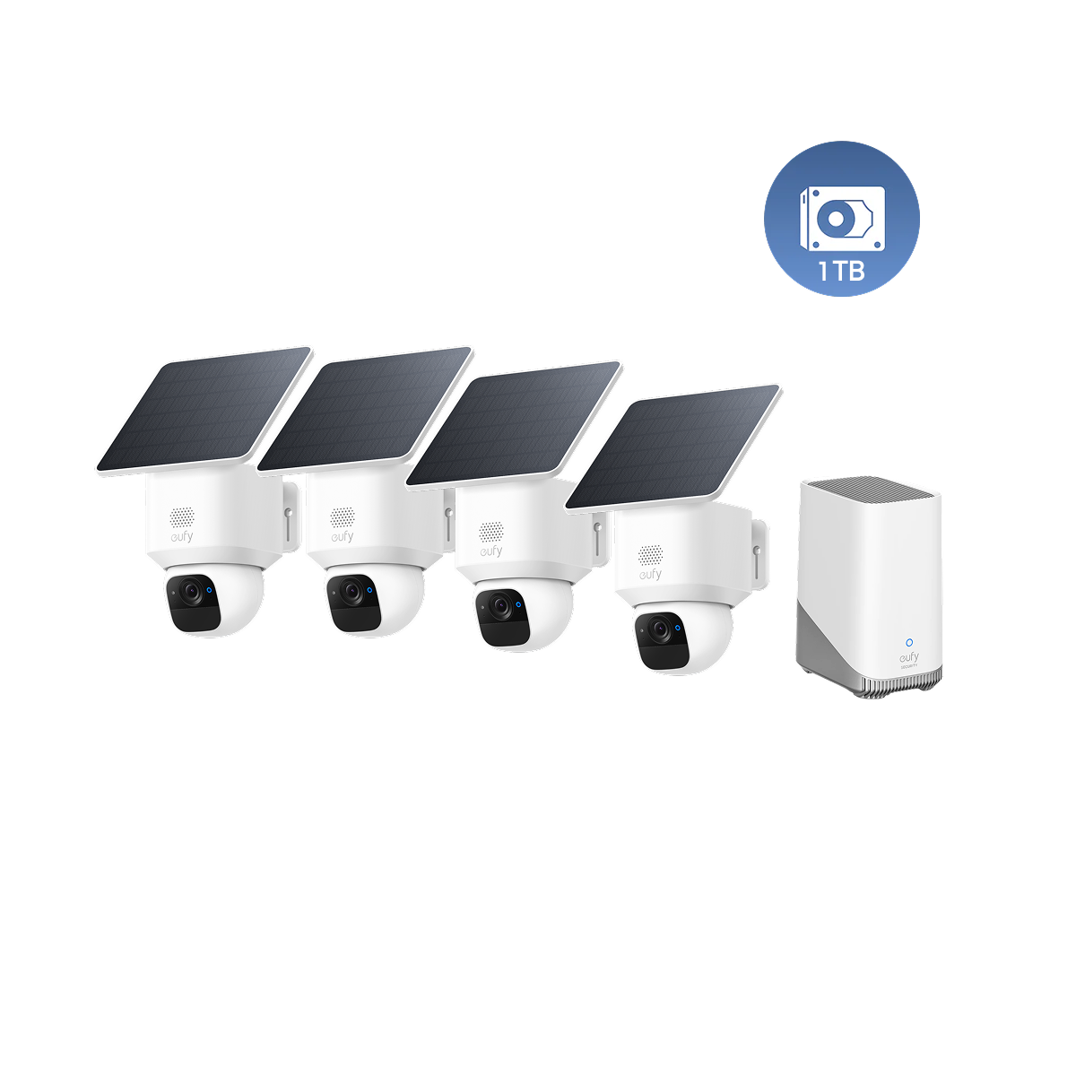 eufyCam E30 4-Cam kit mit 1TB Festplatte
