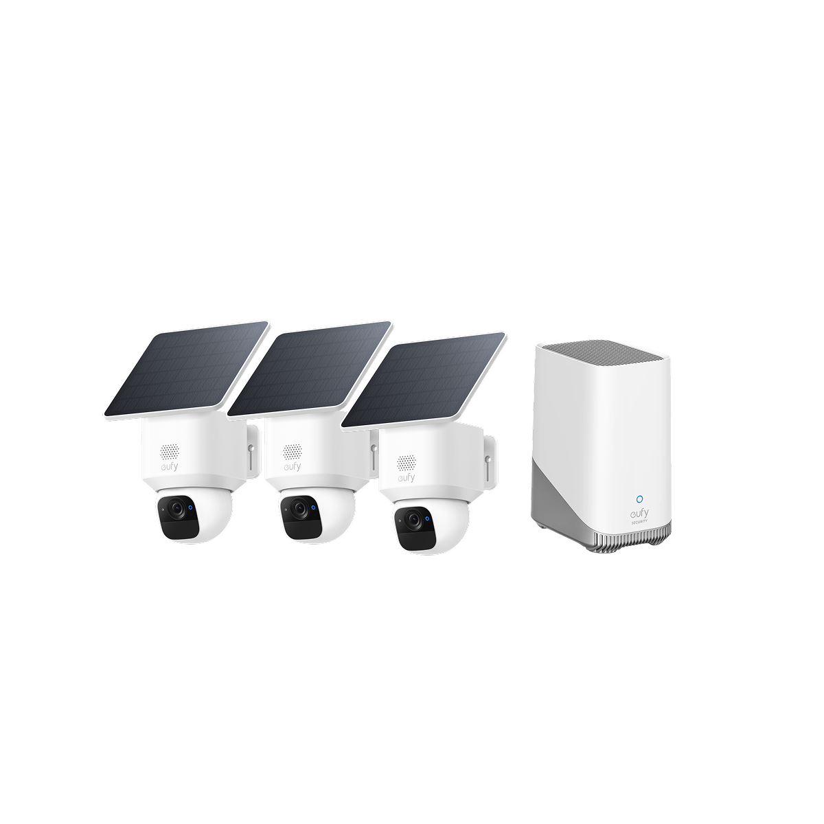 eufyCam Solo E30 3-Kamera-Set und Anker eufy HomeBase™ S380