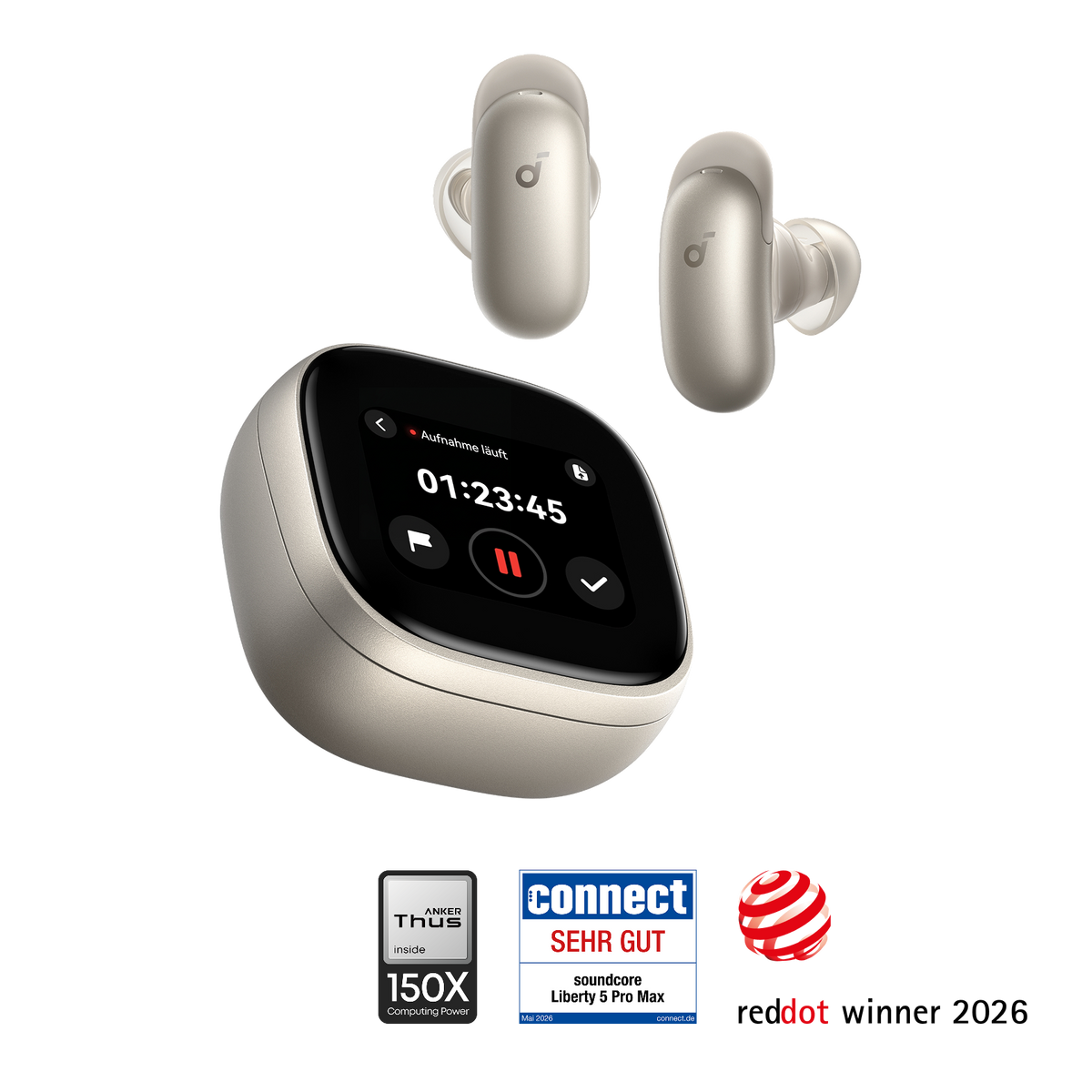 Liberty 5 Pro Max | KI Kopfhörer mit Smart Display & KI-Notizassistent-Point of Sale