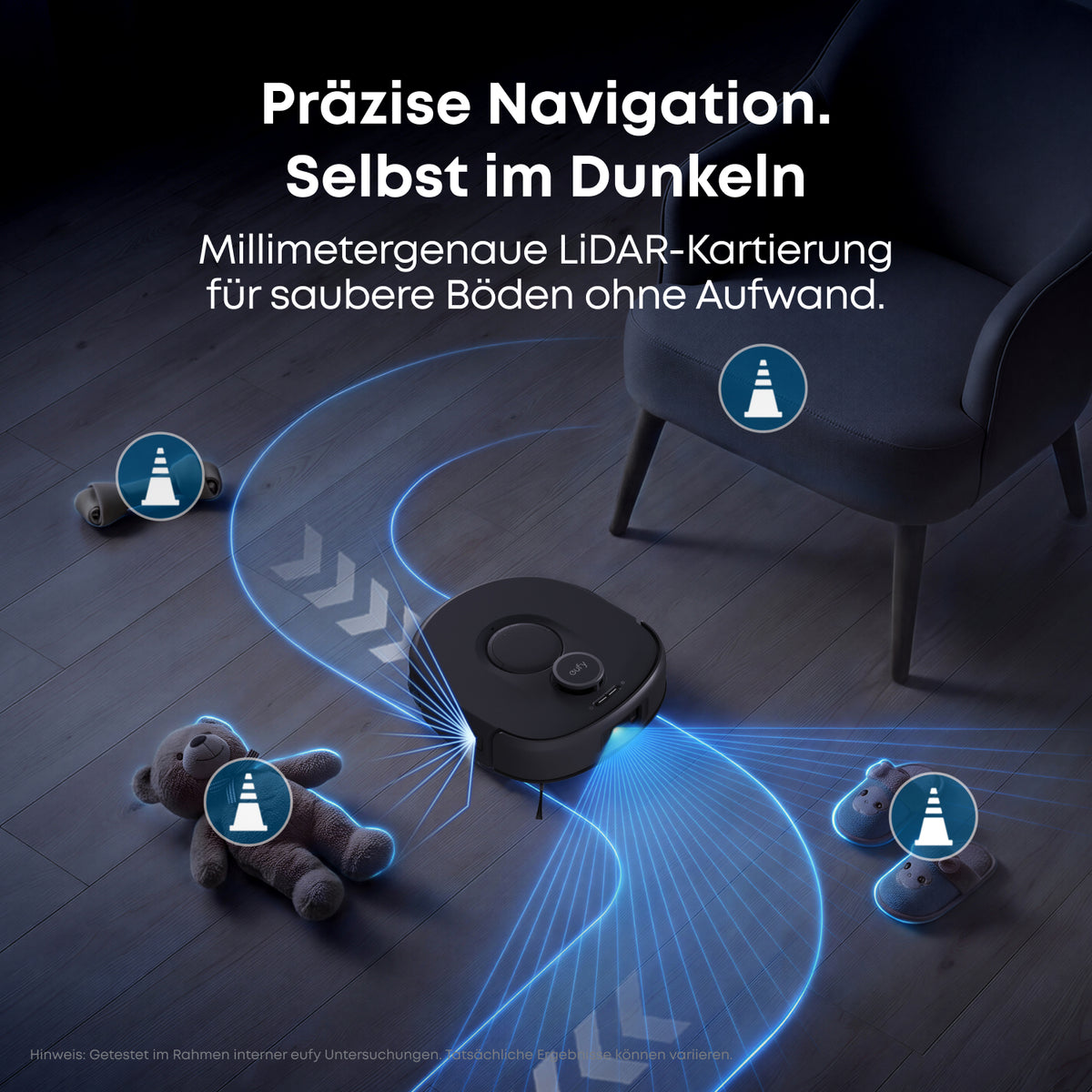 ANKER eufy Saug- und Wischroboter C30 Edge und Anker Nano Ladegerät
