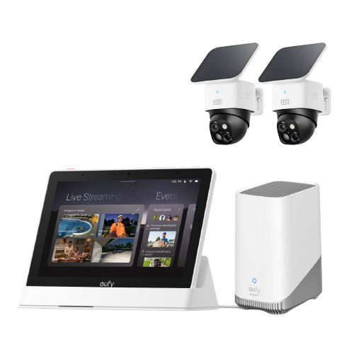 eufy Smart Display und eufyCam Solo S340 (2er-Pack) und eufy HomeBase™ S380