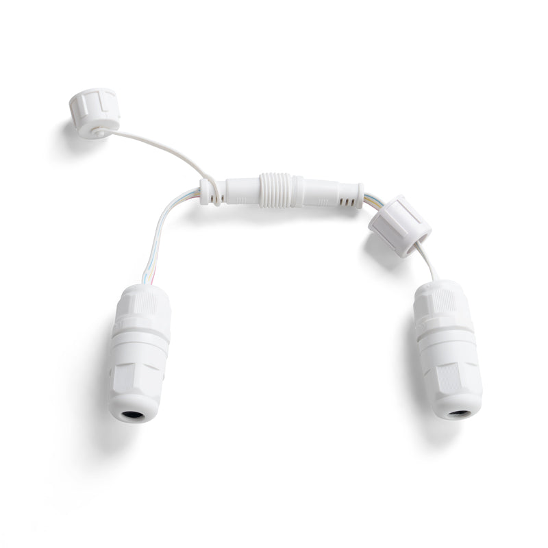 Set aus 2 Verbindern für eufy Festinstallierte Outdoor-Lichterkette S4