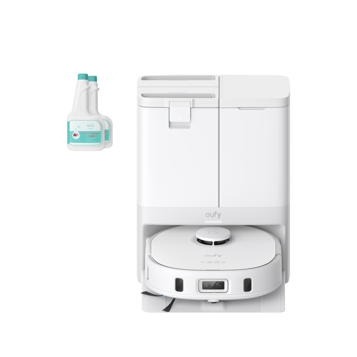 eufy X10 Pro Omni(weiß) + Hartbodenreinigungslösung (2 Flaschen)