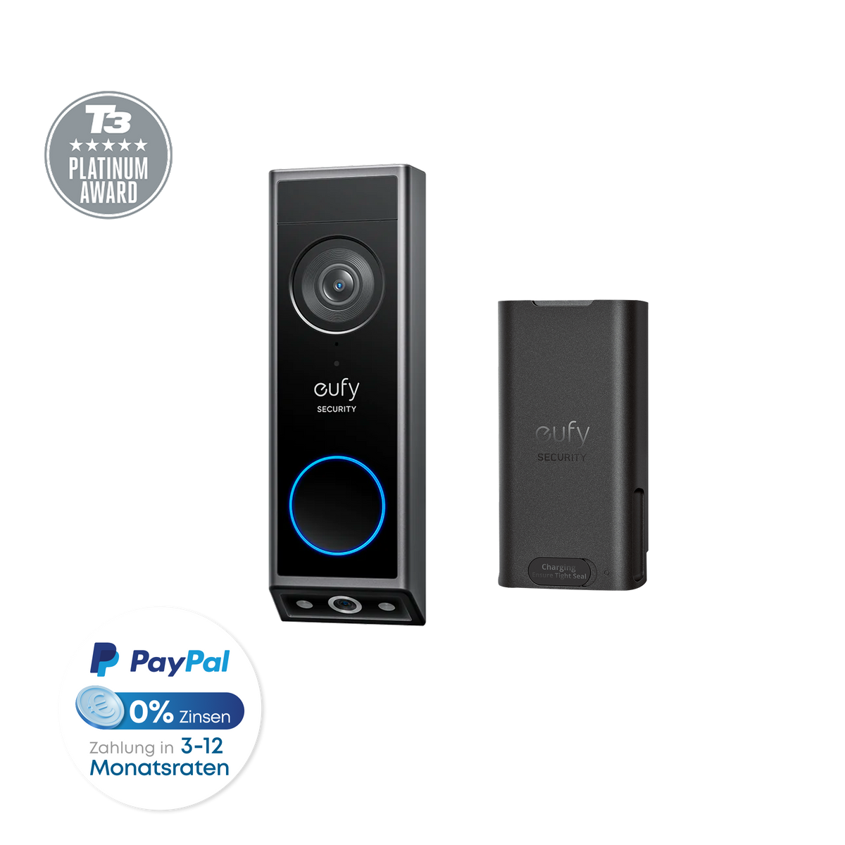 Anker eufy Türklingel mit Kamera E340 mit Reserveakku