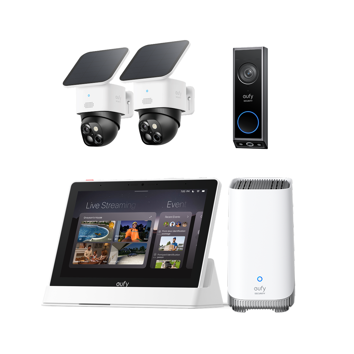 Anker eufy LocalSecure System (Premium-Lösung mit Türklingel) und Anker Nano Powerbank (10K, 45W, USB-C Kabel)