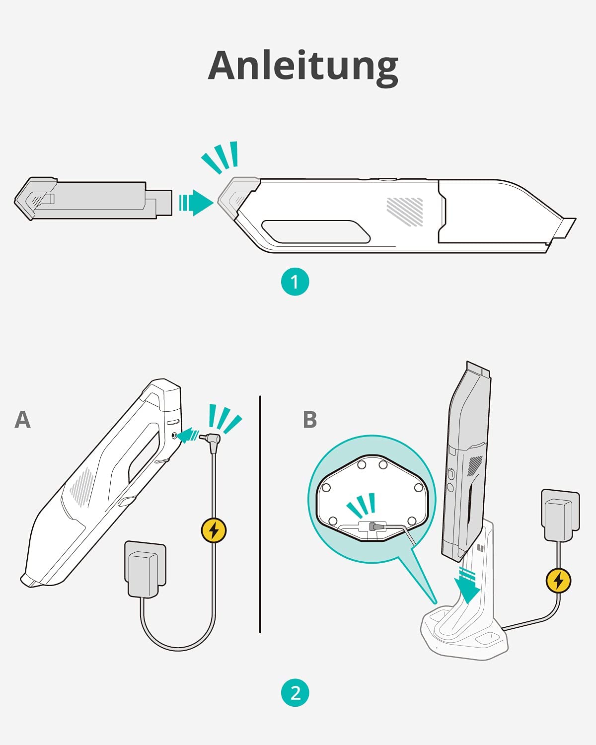 eufy Power Pack Ladegerät, Netzteil für HomeVac H30 (EU-Stecker)
