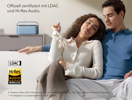 Bluetooth-Box im Schlafzimmer für Musik und Entspannung