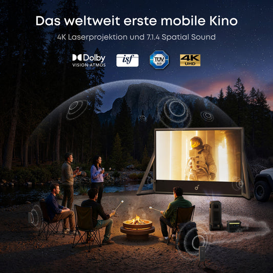 Warum der Laser Projektor besser ist: Laser vs LED vs Lampe im Anker Nebula X1 Pro