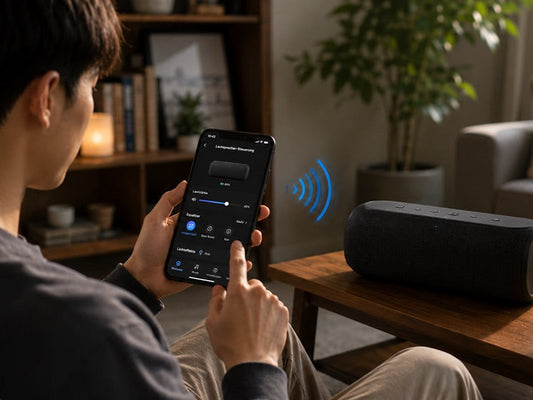Bluetooth-Lautsprecher mit App steuern