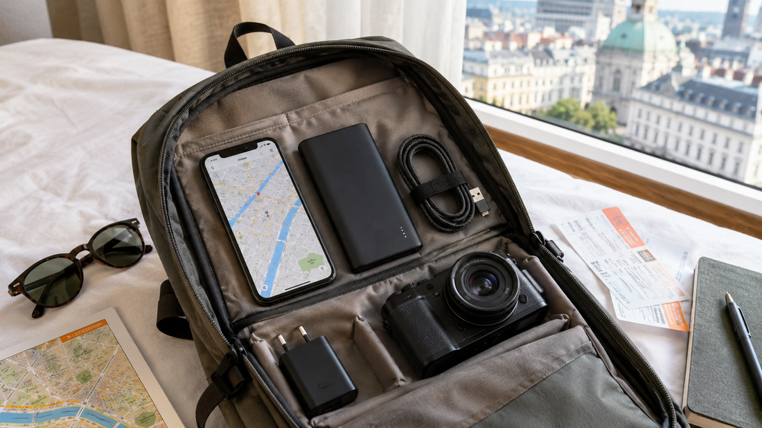 Citytrip-Packliste: Technik für Handy, Kamera und Powerbank