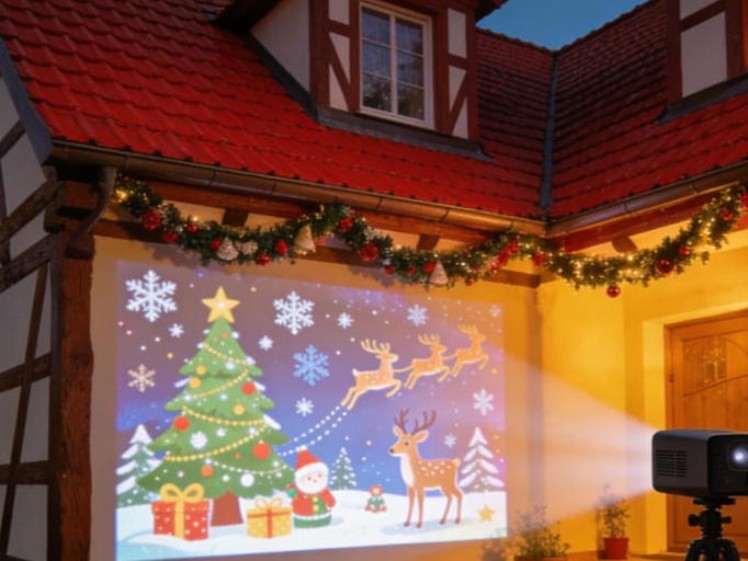 Weihnachten-Projektor für Outdoor: Magische Lichtshow für Ihr Zuhause
