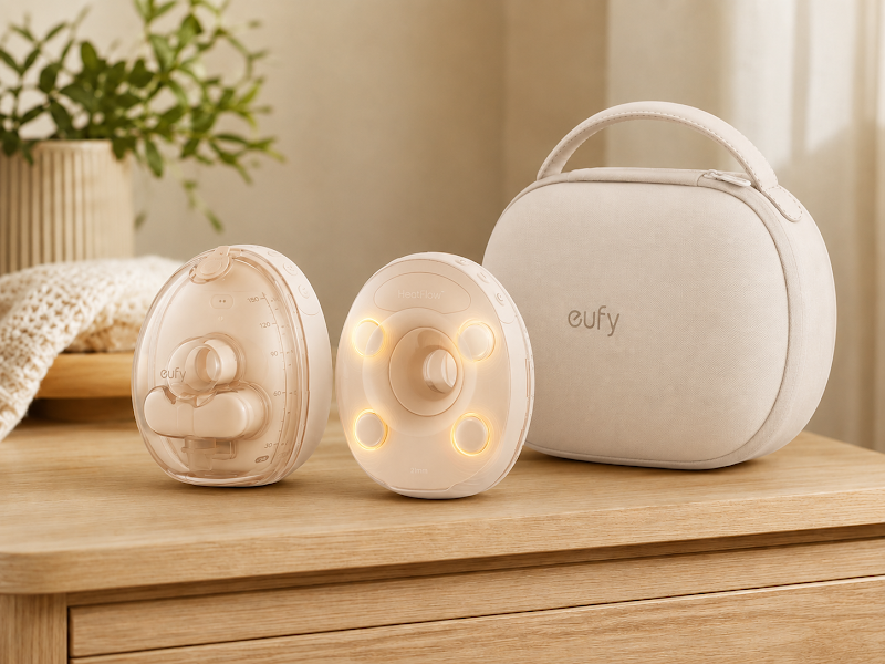 eufy S2 Pro Milchpumpe mit Tragetasche