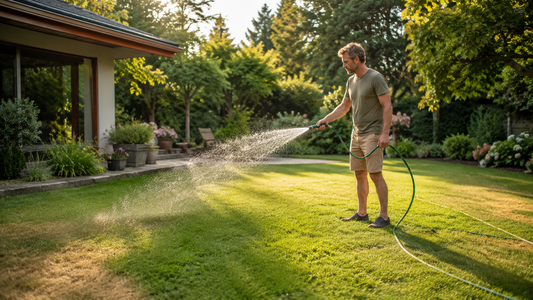 Wie pflegt man den Rasen im Sommer richtig?