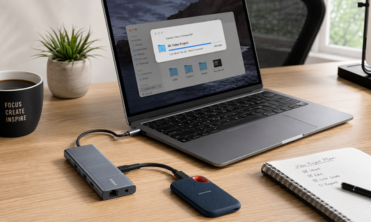Anker USB-C Hub mit SSD für schnelle Datenübertragung