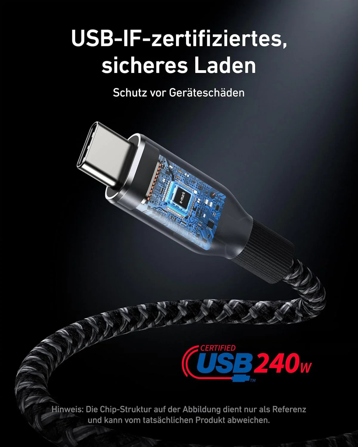 Anker Prime Powerbank (26K, 300W) + Anker Prime USB-C auf USB-C Kabel (240W, Upcycled-Flechtdesign)