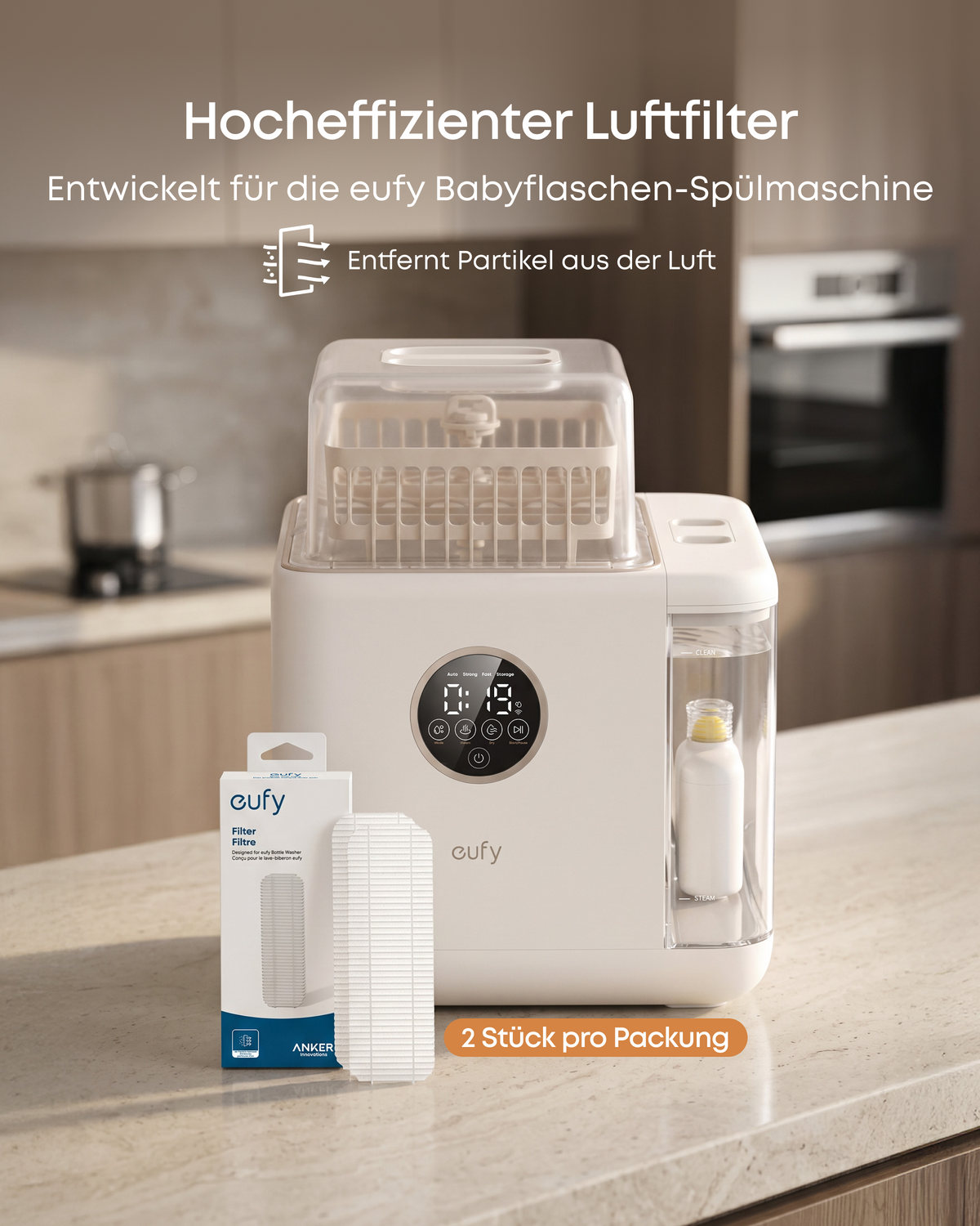 Anker eufy Original Ersatz-Luftfilter für Babyflaschen-Spülmaschine