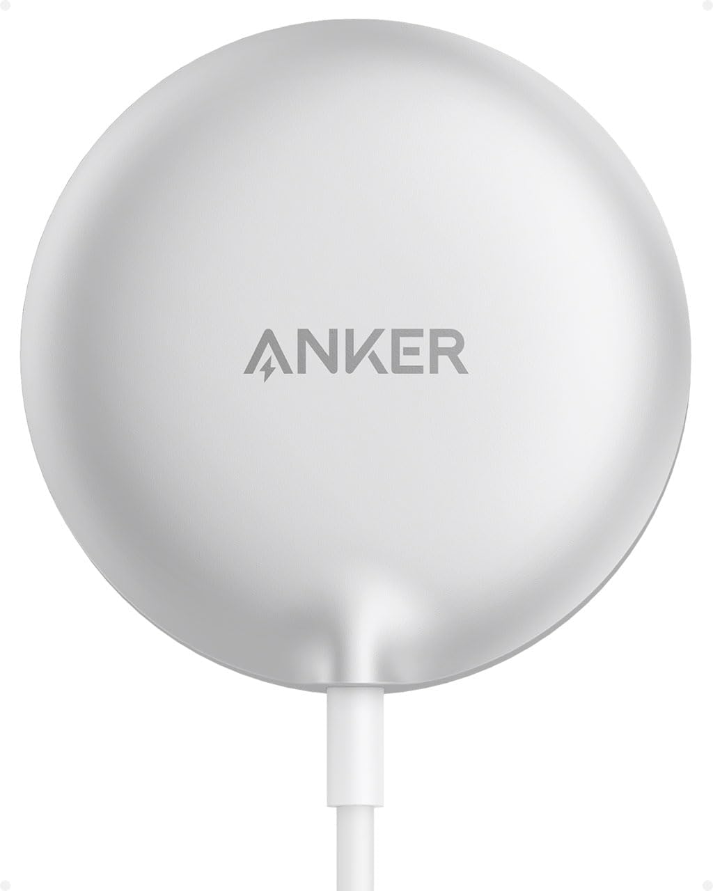 Anker MagGo Magnetic Wireless Charger (Pad),15W Qi2 for MagSafe