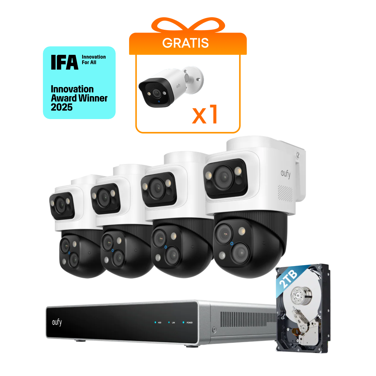Anker eufy PoE NVR Security System S4 Max