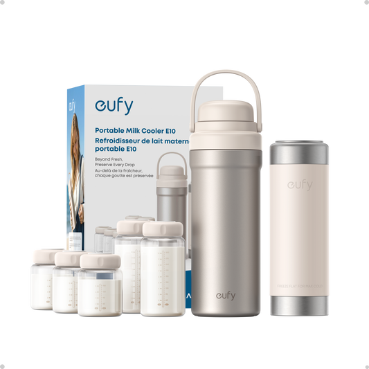 ANKER eufy Tragbarer Muttermilchkühler E10, 600ml, Edelstahl, BPA‑frei