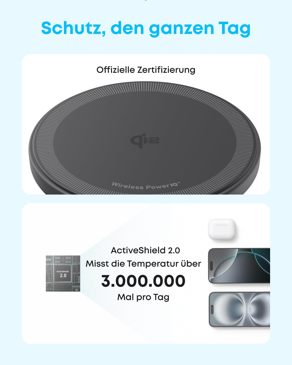 Anker Zolo Kabelloses Ladegerät (magnetisch, Pad)