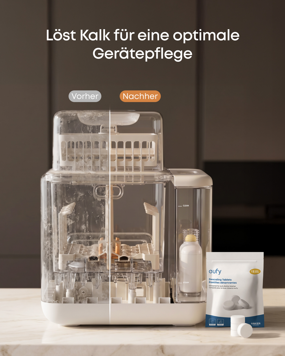Anker eufy Original Entkalkungstabs für Babyflaschen-Spülmaschine