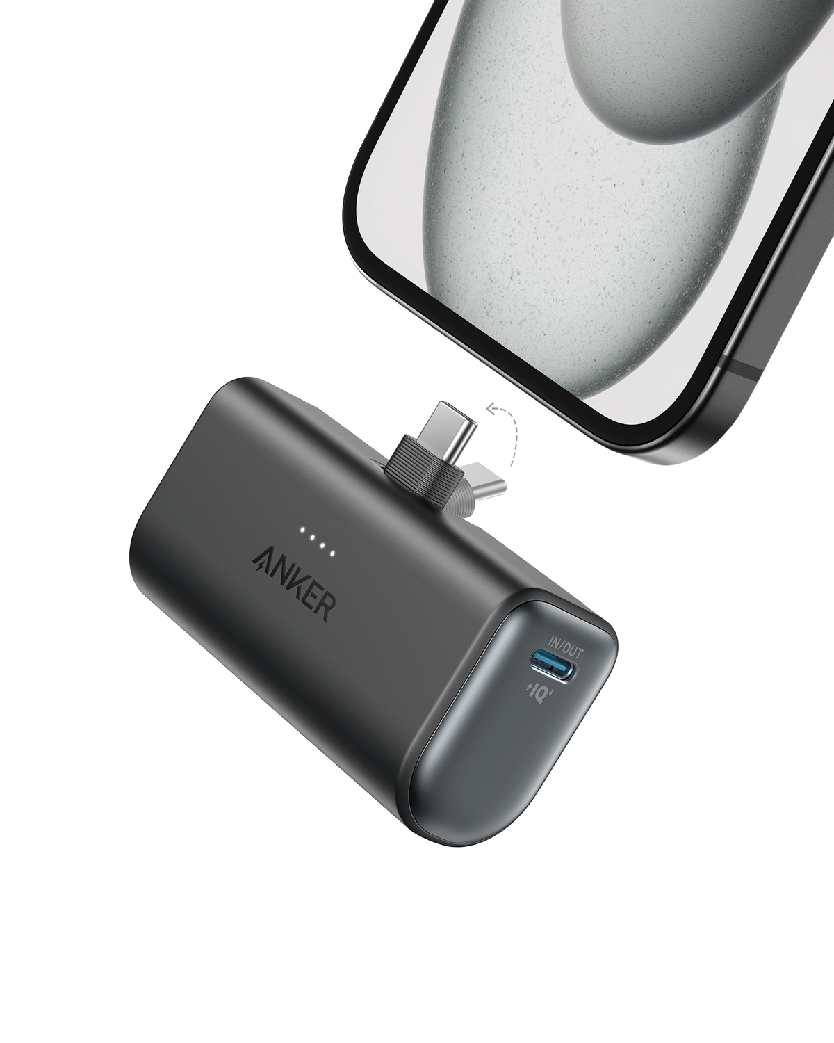 Anker Nano Powerbank (22,5W, Integrierter USB-C Konnektor)
