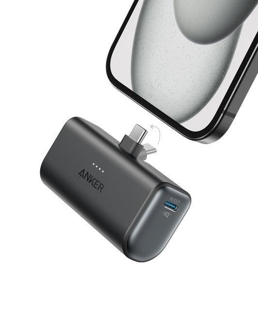 Anker Nano Powerbank (22,5W, Integrierter USB-C Konnektor)