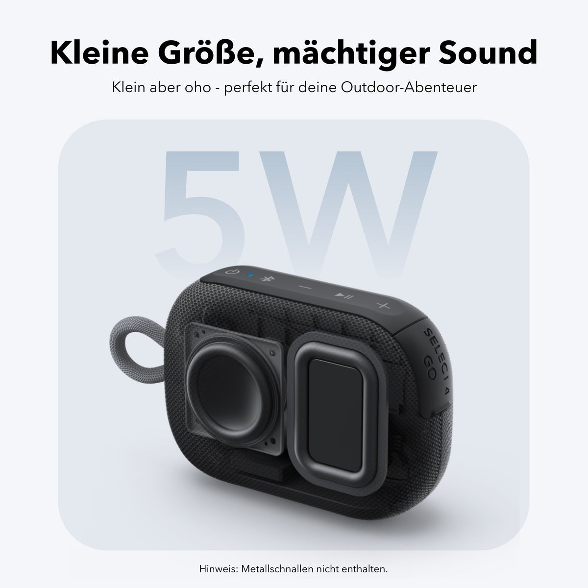 Anker soundcore Select 4 Go | Kleiner Lautsprecher mit kräftigem Sound (2B)