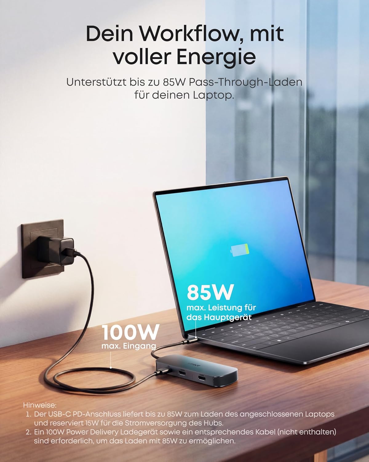 Anker Nano USB-C Hub (8-in-1, Dual Display)