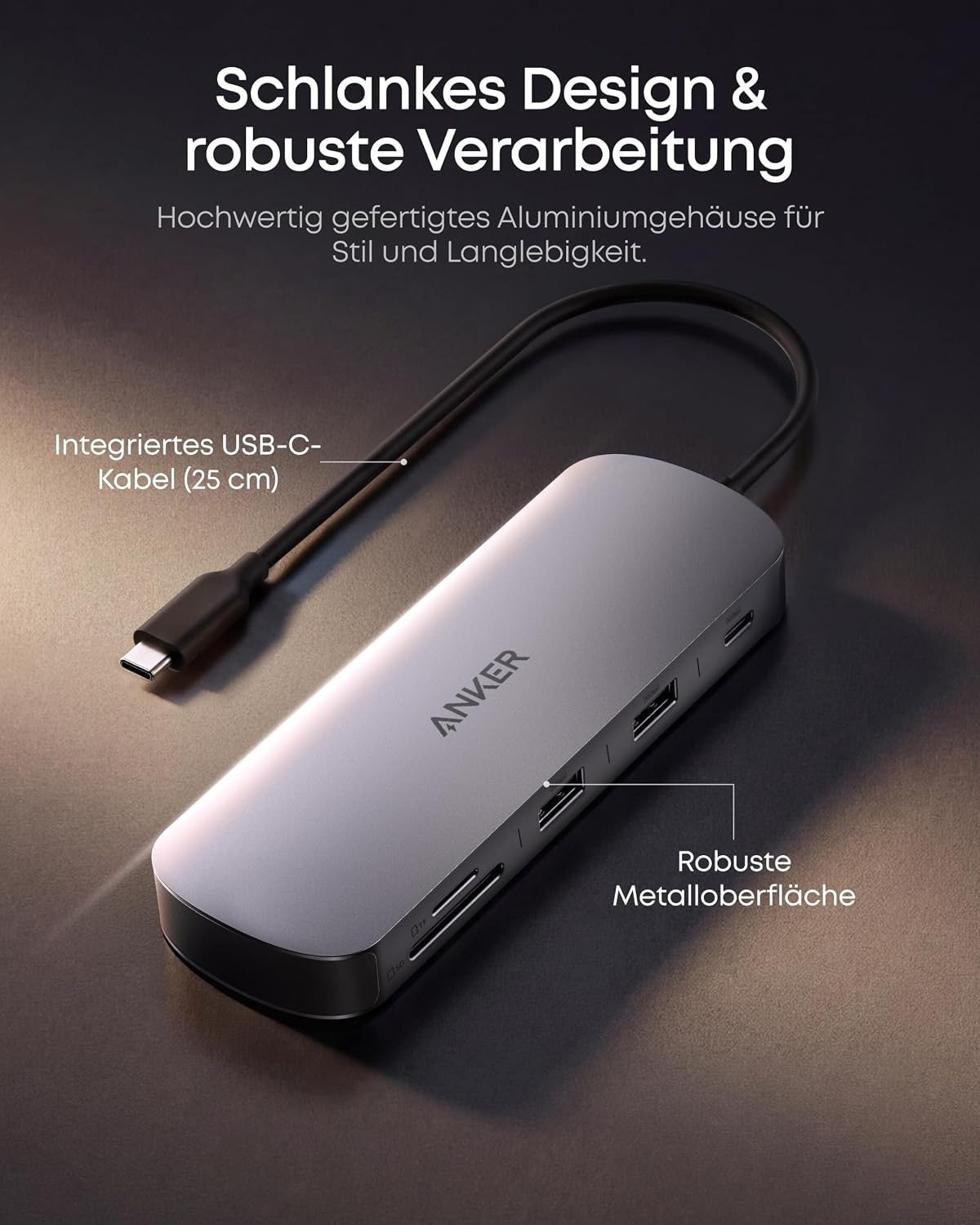 Anker Nano USB-C Hub (8-in-1, Dual Display)