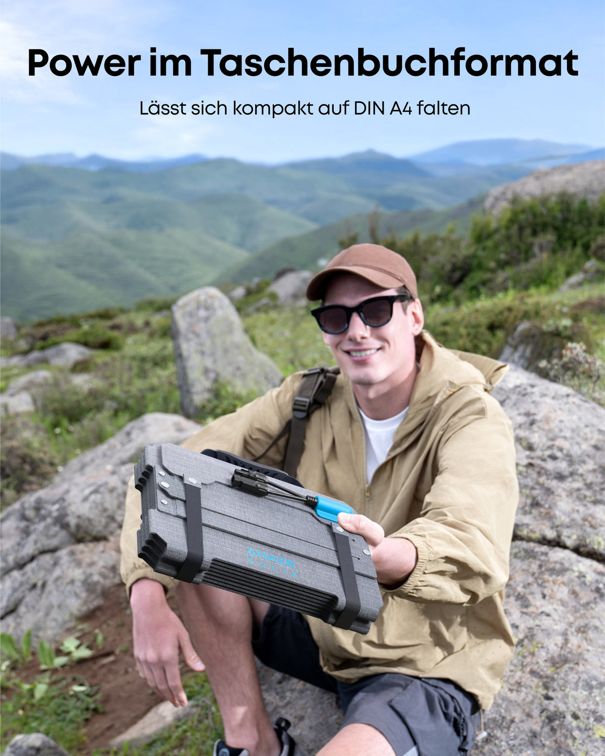 Anker SOLIX PS100X Tragbares Solarpanel