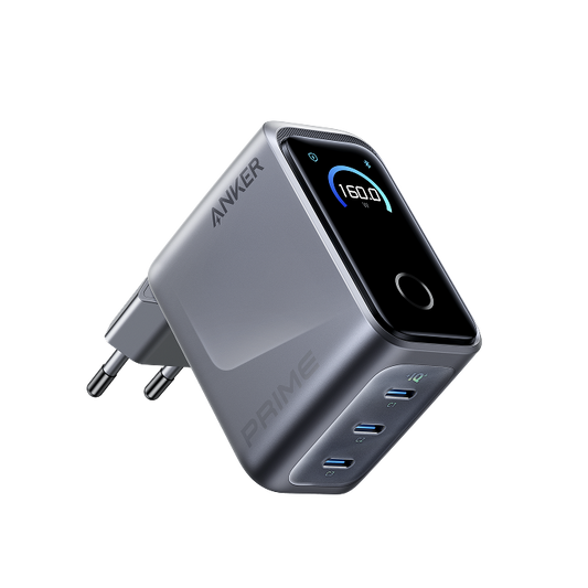 Anker Prime Ladegerät (160W, 3 Ports, GaNPrime）