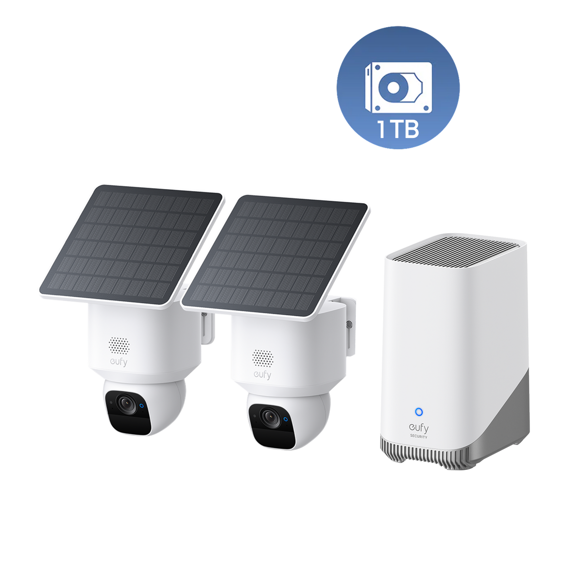 eufyCam E30 2-Kamera-Bundle mit Homebase™ S380 & 1TB Festplatte