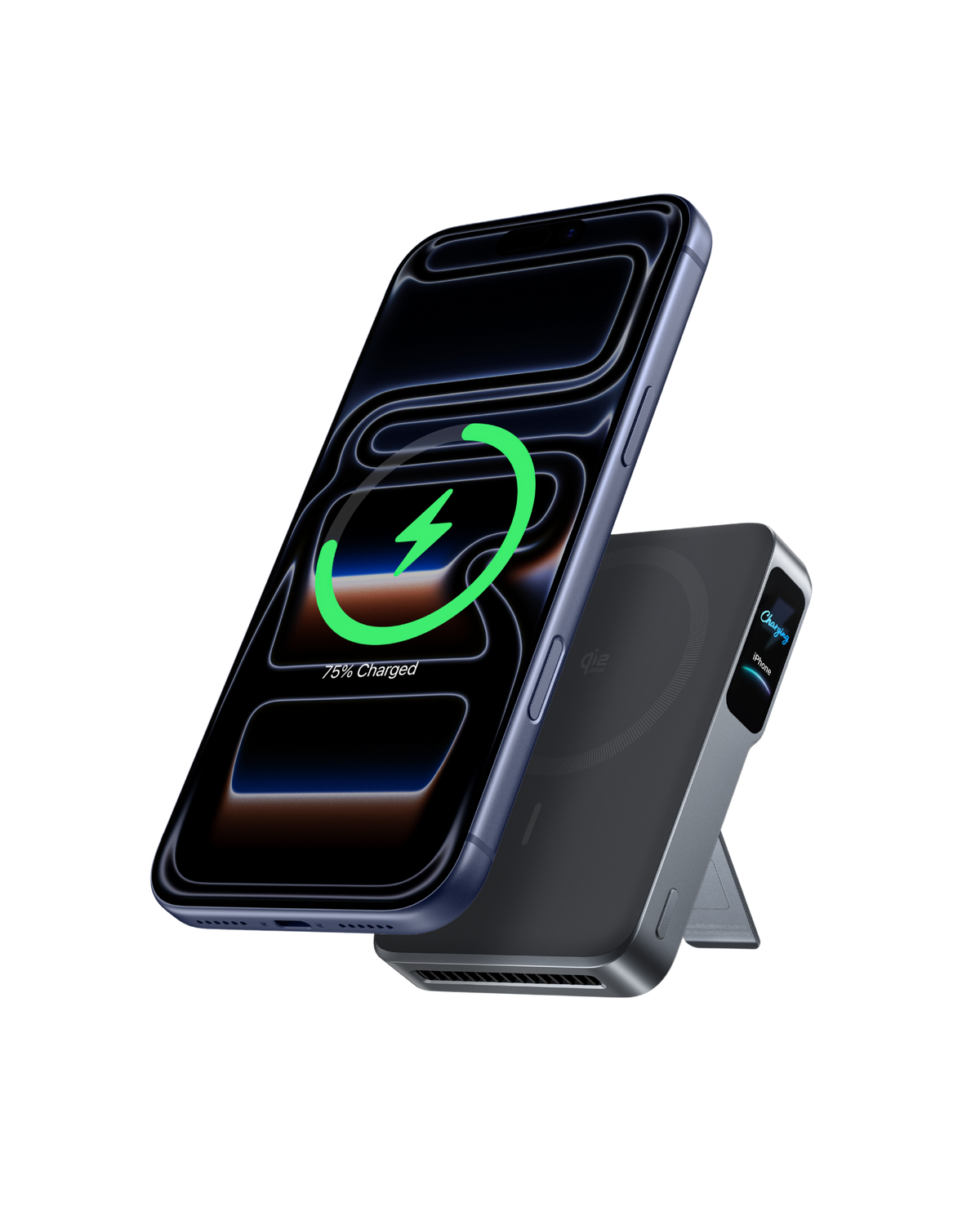 Anker MagGo Powerbank 2 Pro (Qi2.2, 25W, 10.000mAh)+Anker Prime USB-C auf USB-C Kabel (240W, Upcycled-Flechtdesign)