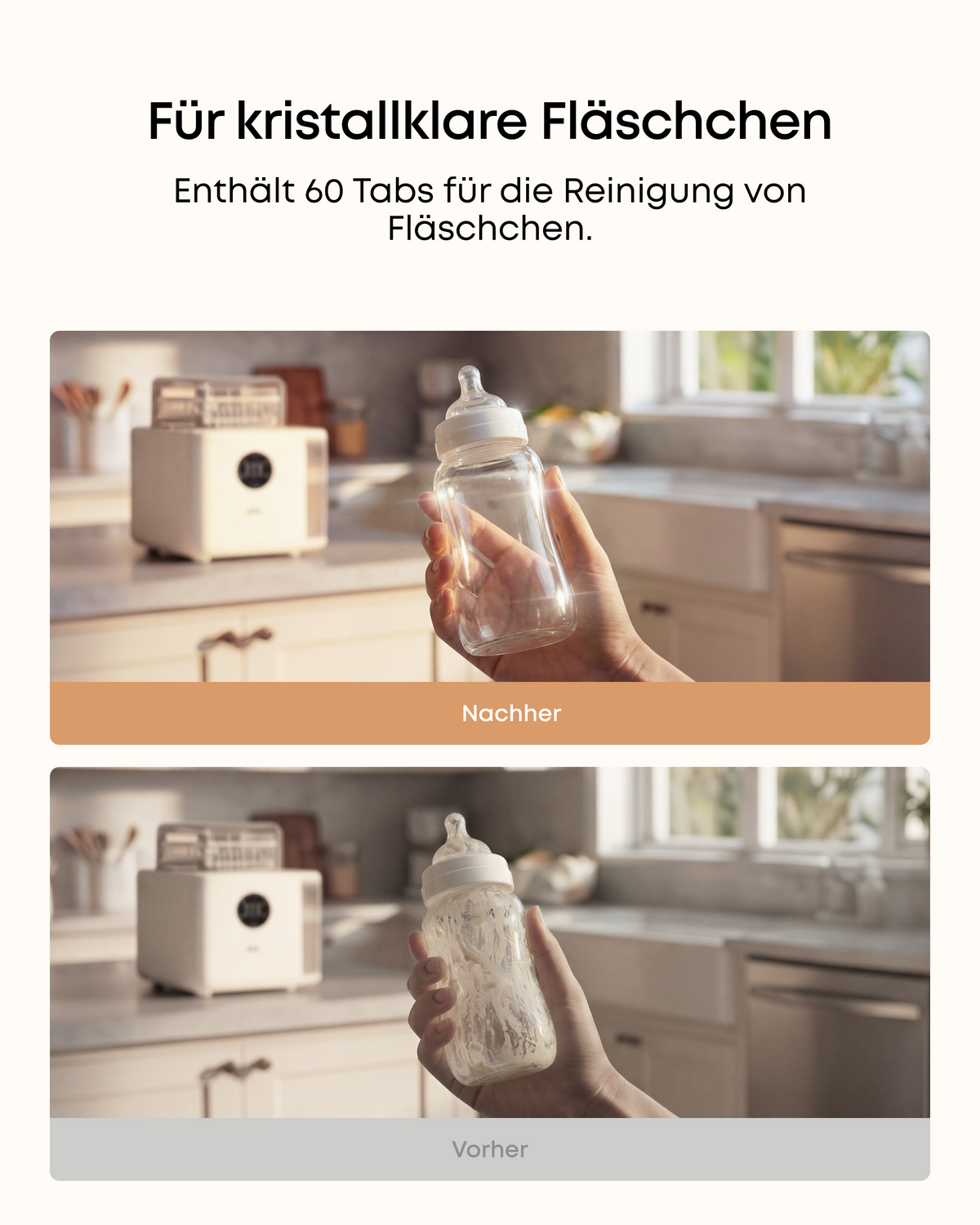 Anker eufy Original Reinigungstabs für Babyflaschen-Spülmaschine