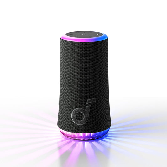 Glow | Tragbarer Lautsprecher mit synchronisierter Lichtshow