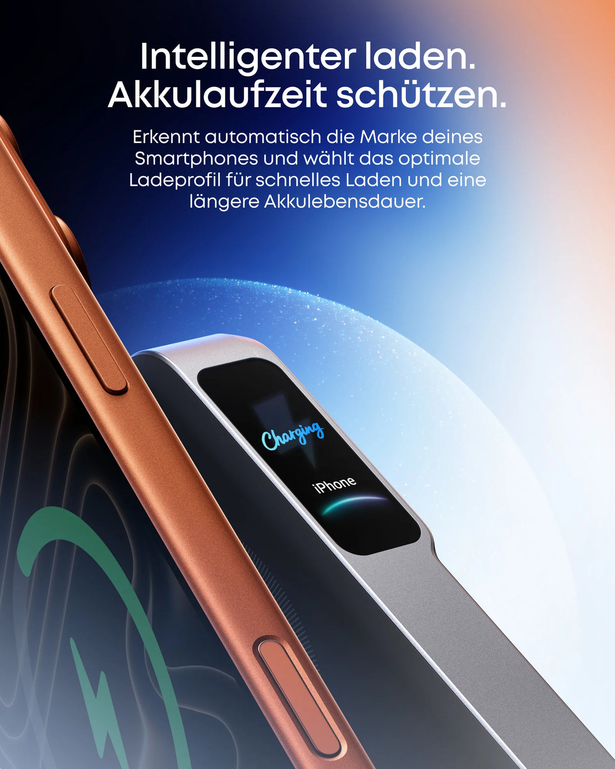 Anker MagGo Powerbank 2 Pro (Qi2.2, 25W, 10.000mAh) mit Anker Nano Ladegerät (45W, Smart Display)