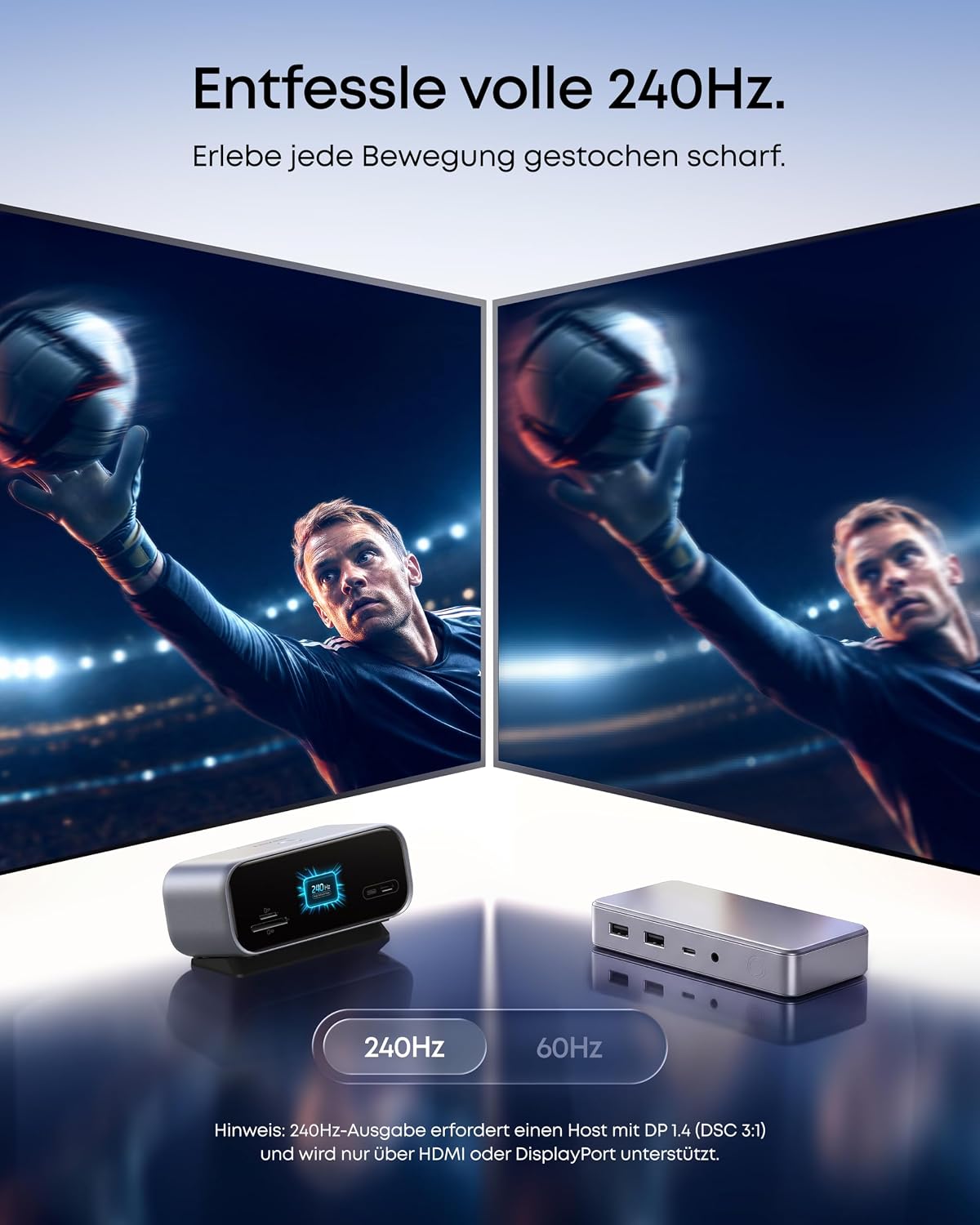 Anker Nano USB-C Hub (10-in-1, 240Hz, Smart Display)