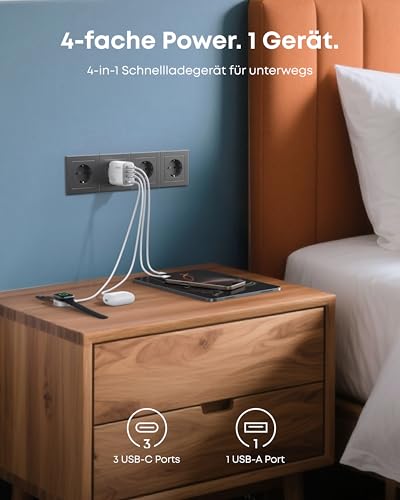 Anker Zolo Ladegerät (70W, 4 Ports)