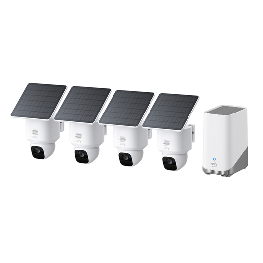 eufyCam Solo E30 4-Kamera-Set + HomeBase™ 3