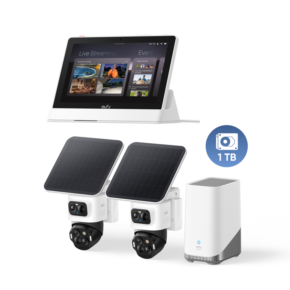 eufyCam S4 2 Kamera Set mit Smart Display E10
