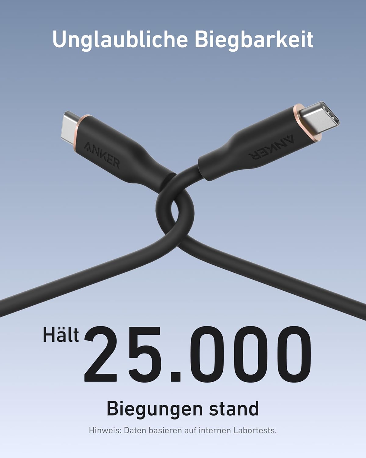 Anker USB-C auf USB-C Kabel (90cm, 240W, Silikon)