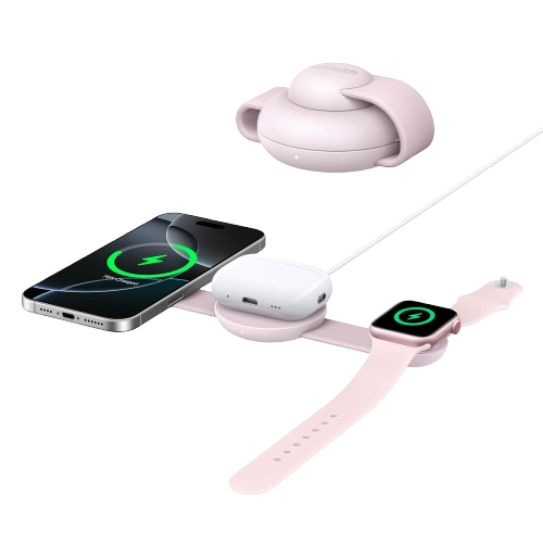 Anker MagGo Kabellose Ladestation (3-in-1, Faltbares Ladepad)